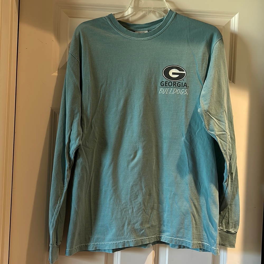 University of Georgia long sleeve comfort colors tshirt size M